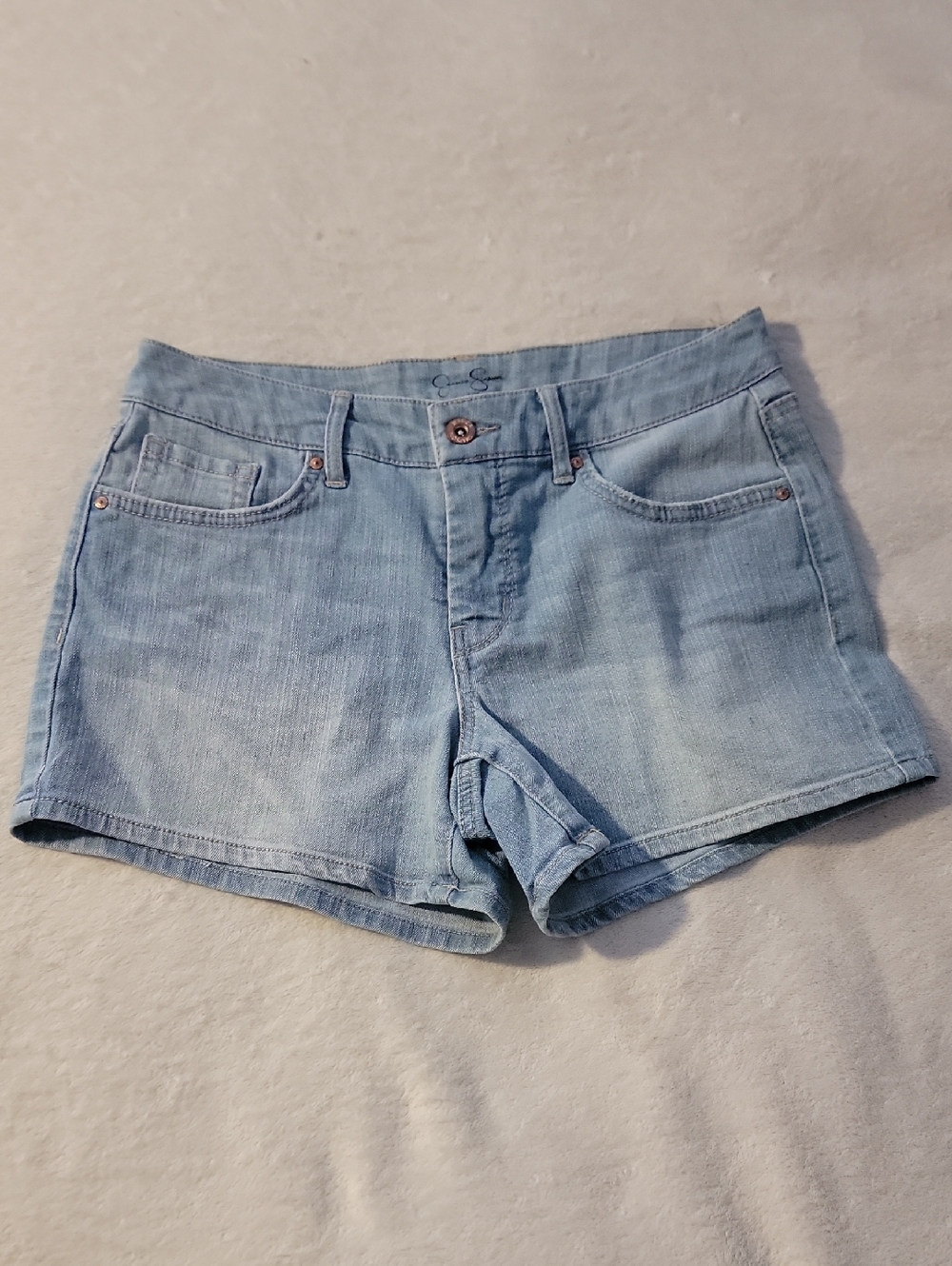 Light Blue Denim Women's Shorts